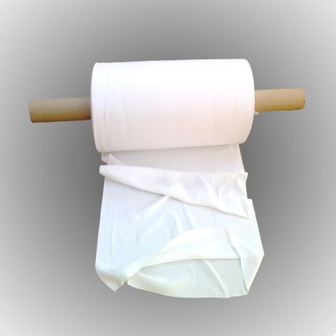 Žebrová pletenina 100%bavlna - bílá - náhled č. 1