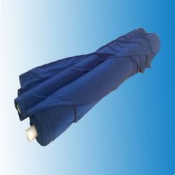Náhled na zboží: Lesklý elastický úplet 90%PES - tmavě modrý