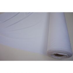 Náhled na zboží: Oboulícní interloková pletenina 100%PES bílá