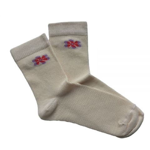 Dívčí ponožky z biobavlny - náhled č. 1
